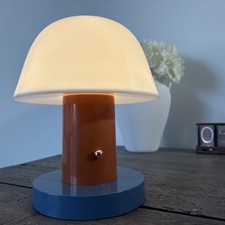 Mushroom Table Lamp, Dimmable Night Light, Cordless, Touch, Rechargeable