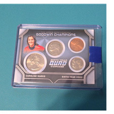 Upper Deck 2024 Goodwin Champions Caroline Marks Birth Year Quad Coinage 23/50