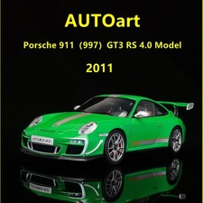 AUTOart 1/18 Porsche 911GT3RS Metal Alloy Car Model Collection Gift Ornament