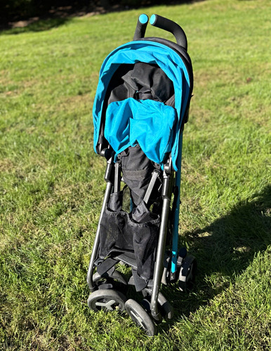 Cosco Umbrella Stroller, Single Seat, Unisex, Canopy, Blue/Black