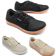 Women Wide Toe Box Zero Drop Minimalist Barefoot Walking Sneakers Walking Shoes