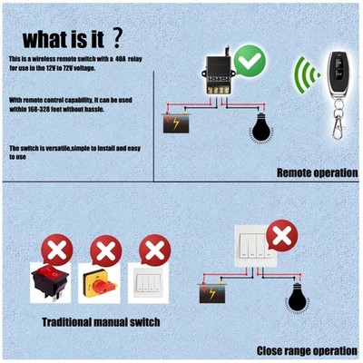 Easy To Control Remote Switch - Learn Multiple Remotes