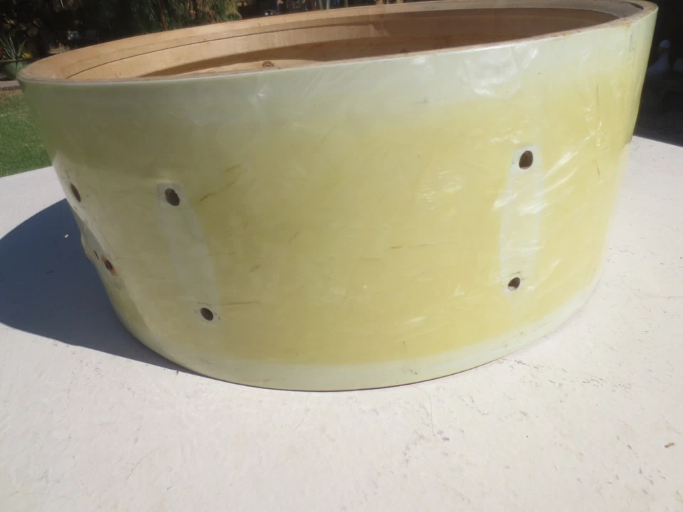 Vintage 30s/40s Slingerland 5.5x14” Snare Drum Shell W Badge WMP Project - Image 3 of 4