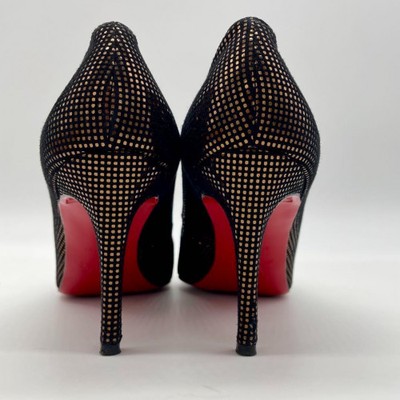 靴 Christian Louboutin Miss Gena Christian Louboutin High Heels MISS GENA Black suede Used