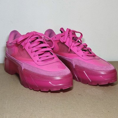 Reebok Club C x Cardi B Dynamic PINK exclusive 2021 Sneaker - Womens 9 Mens 7.5