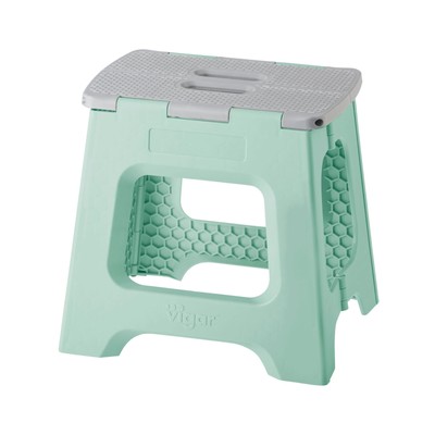 Compact Step Stool Foldable, 12-1/2-inch Step Stools for Adults up to 330 Pou...