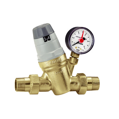 Druckminderer Wasser DVGW 1/2 Zoll 3/4 Zoll 1'' mit ohne Manometer Druckregler