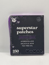 250CT Black Star Pimple Patches Midnight Magic W/Salicylic Acid Tea Tree Oil -