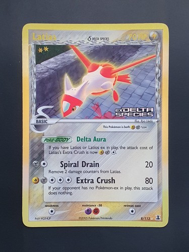 Pokemon TCG Latias 8/113 EX Delta Species Reverse Holo NM+