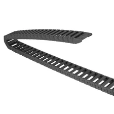 Drag Chain Cable Carrier Open Type with End Connectors 10X30mm 1 Meter Plastic