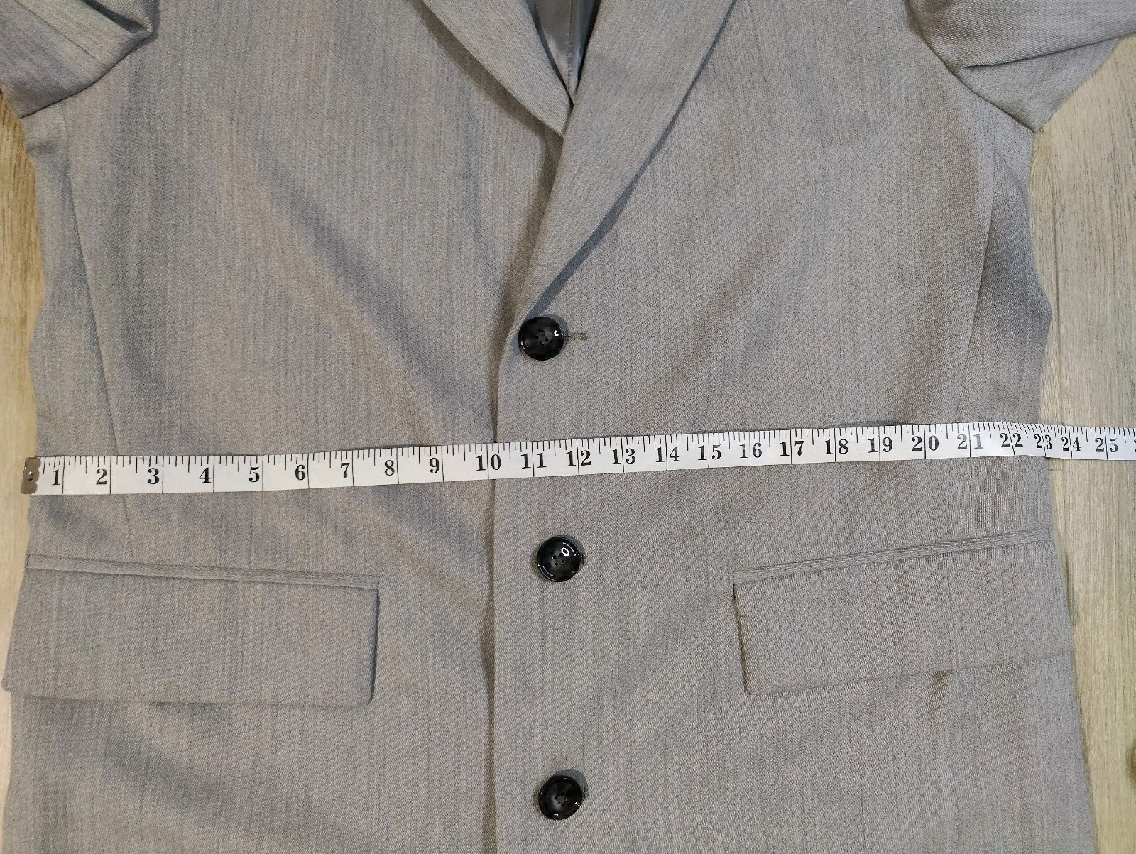 Hugo Boss Mens Light Gray 100% Wool Overcoat Topcoat Size 40R thumbnail 11