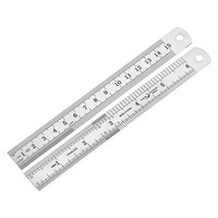 Lineal Gerade 15Cm 6 Zoll Meric Edelstahl Messwerkzeug Mit AufhäNgeloch