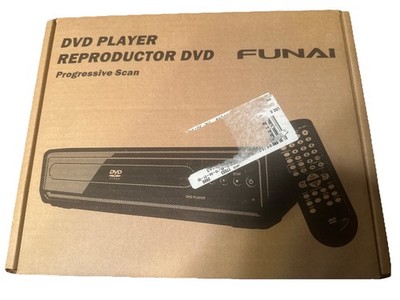 Funai DVD Player Progressive Scan with Remote   New in Box
