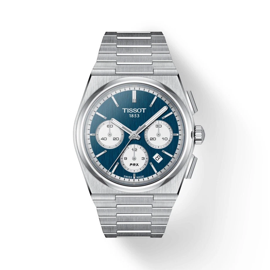 Tissot watch men's chronograph stainless steel bracelet cheap