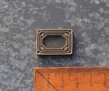 brass frame ornament bookbinding gilding bookbinder embossing Art Nouveau Deco .