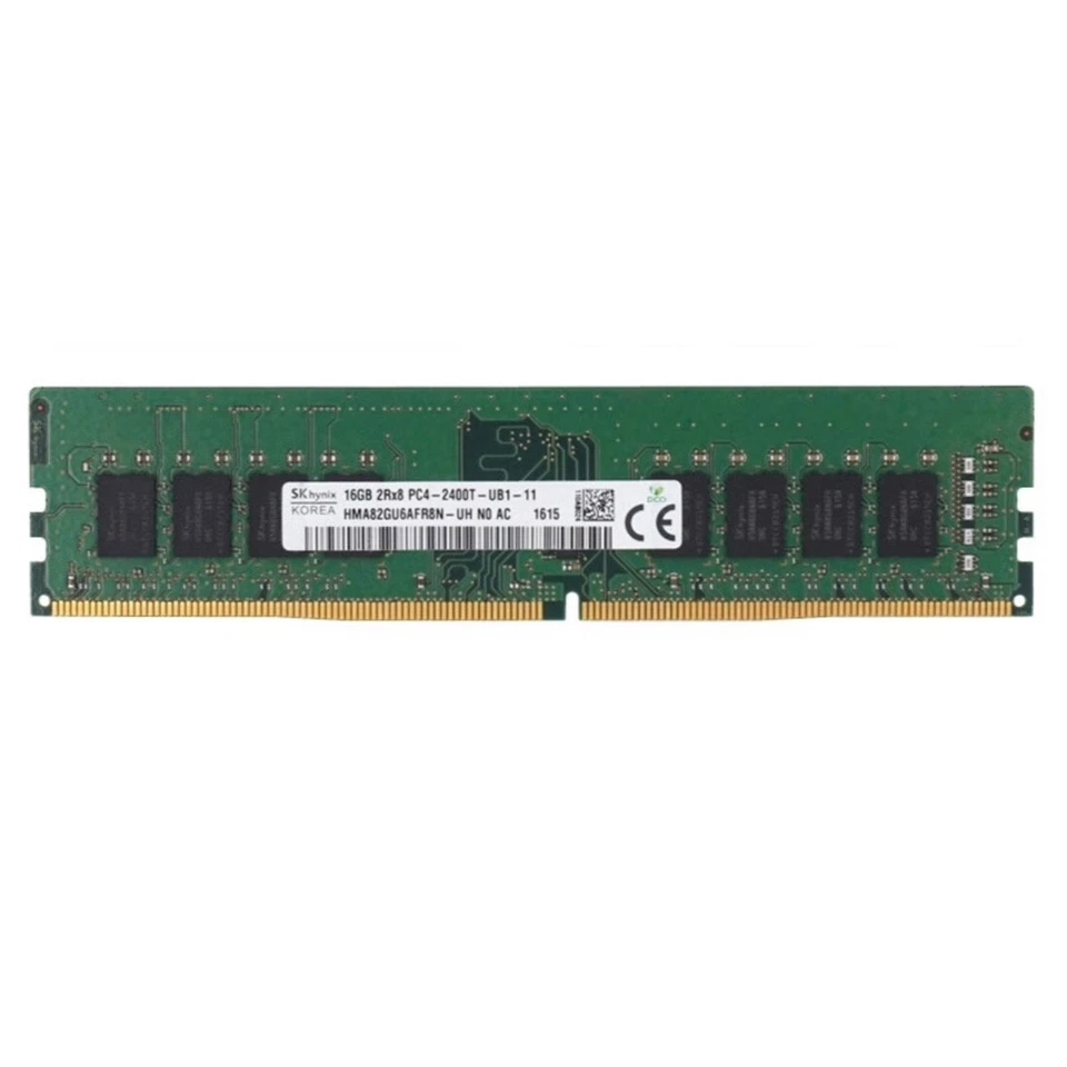 New Hynix 32GB (2X16GB) DDR4 2400MHz PC4-19200 UDIMM Memory Ram HMA82GU6AFR8N-UH - Image 2 of 4