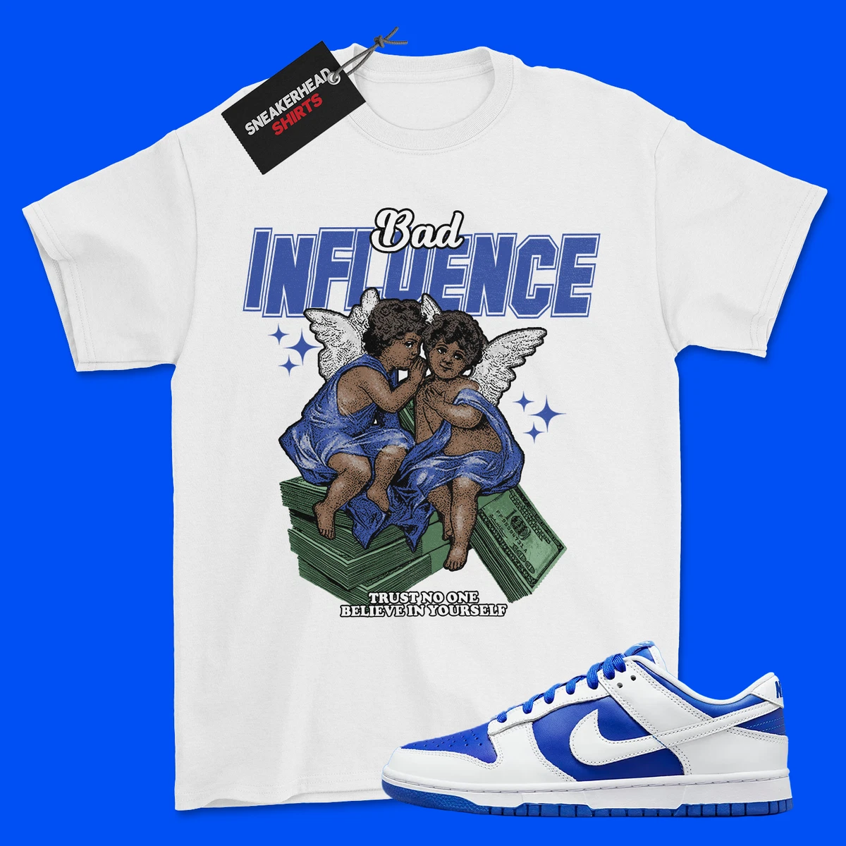 for DD1391-401 eBay Low Retro Racer Influence | Blue Dunk White Shirt