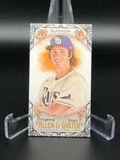 2021 Topps Allen & Ginter Mini SP Black Border #151 Tyler Glasnow - Rays 