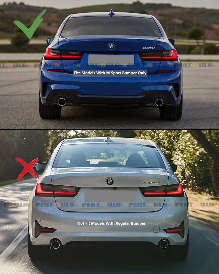 FOR 20192022 BMW G20 330i M340i PERFORMANCE STYLE M SPORT REAR BUMPER DIFFUSER eBay