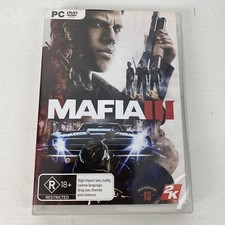 Mafia III 3 2K 2016 Pc Game 6 Discs Manual Excellent Condition AC204GM1