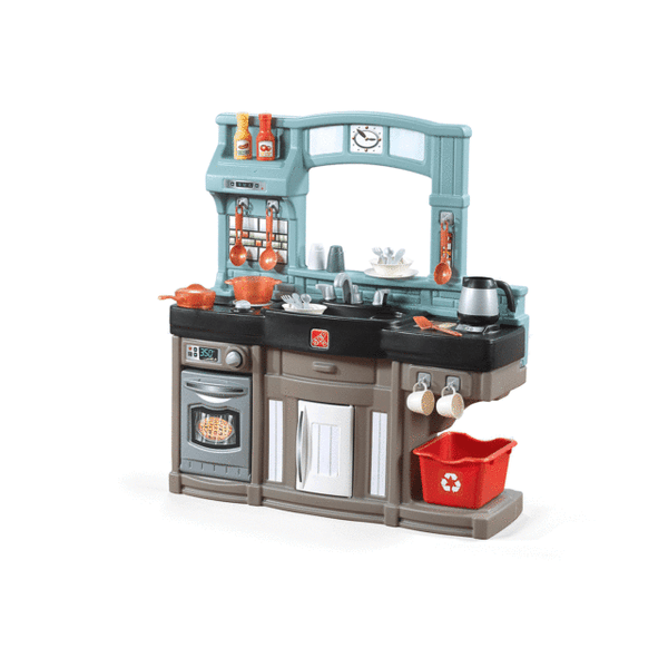step2 best chef's play kitchen with 25 piece accessory set