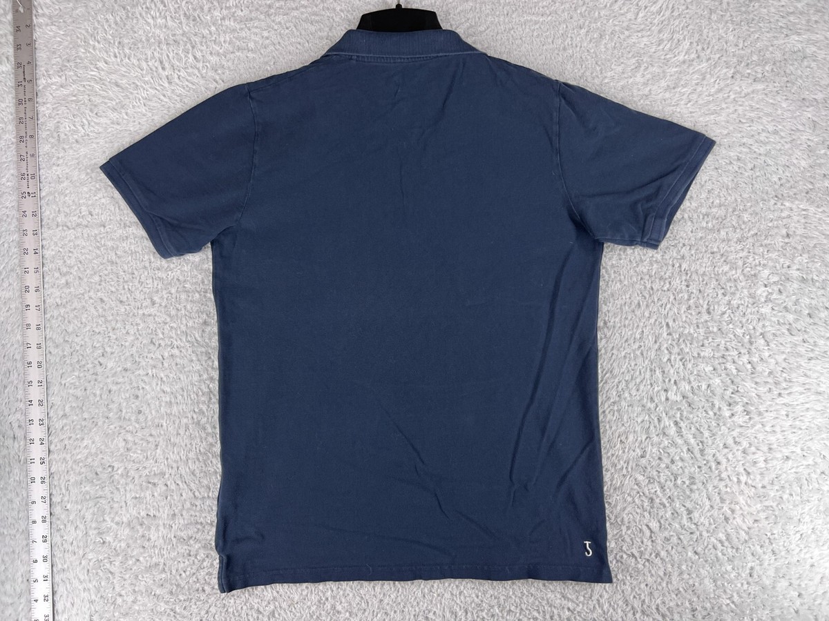 Butcher Of Blue Polo Shirt Mens Extra Large Navy Tophat Logo Knit