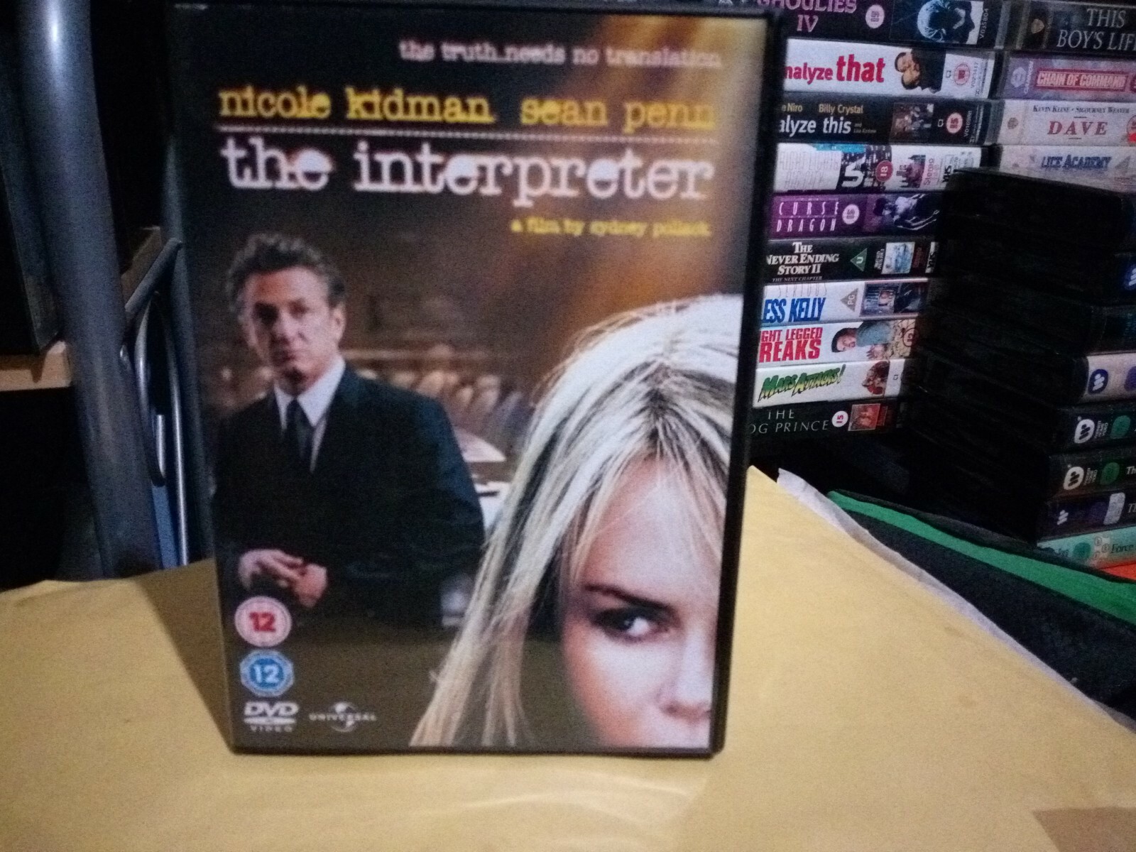 The Interpreter DVD (2010) Nicole Kidman, Pollack (DIR) cert 12 vgc