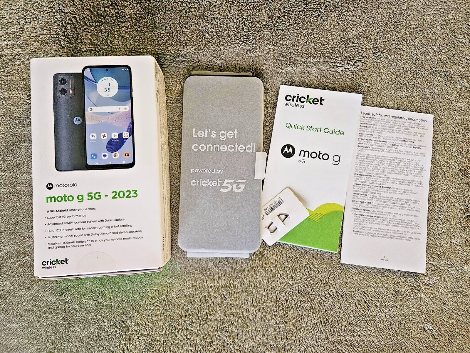 Motorola Moto G 5G 2023 Unlocked 64GB (XT2313) - Ink Blue