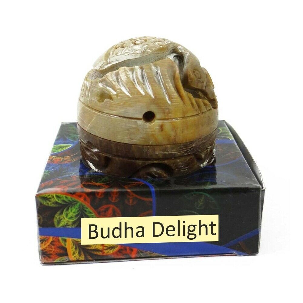 Buddha Delight Solid Perfume in Large Hand Carved Stone Jar 8gm Buddha  Delight
