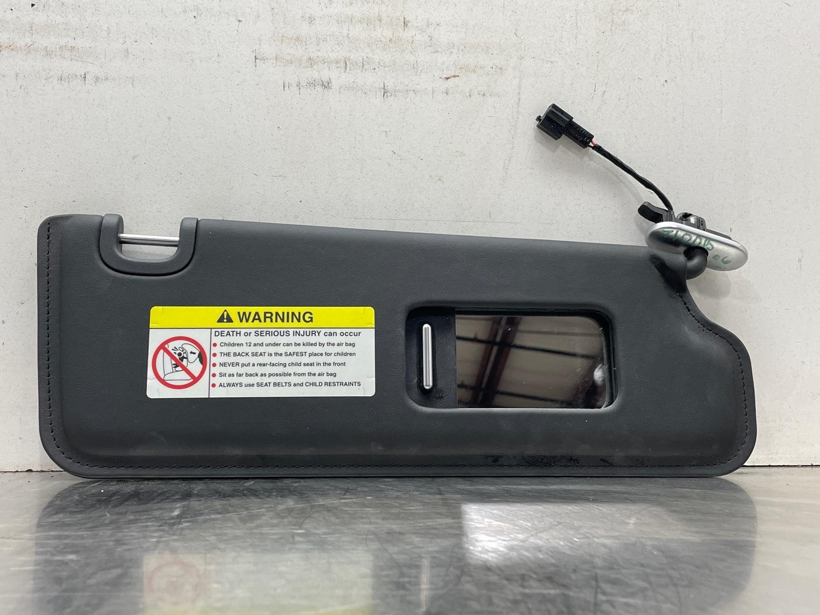 2006 Bentley Continental OEM Right Hand Passengers Side Sun Visor Black