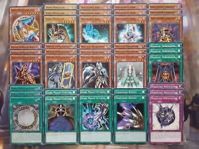YuGiOH Complete Dark Magician Girl Deck 40 Cards Yami Yugi Muto + Bonus  Gift | eBay