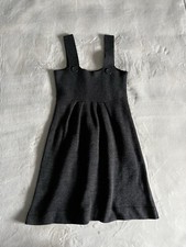 Y2K Dark Grey Pinafore Sweater Mini Dress size small Brand: Forever