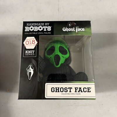 Ghost Face Fluorescent Green Handmade by Robots Vinyl Figure 018