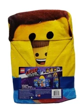 The LEGO Movie 2 Hooded Towel Wrap, Kids Bath Towel. 24"×50"  New