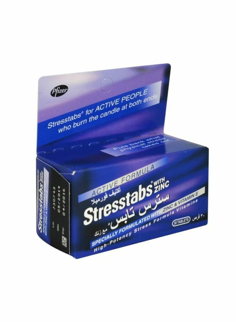 Stresstabs Zinc Relieve Stress Vitamin 600 MINERALS High Potency