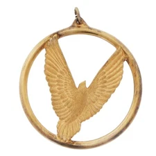 Wallace Peace Dove Sterling Silver Christmas Ornament 1974 Heirloom Holiday Gift