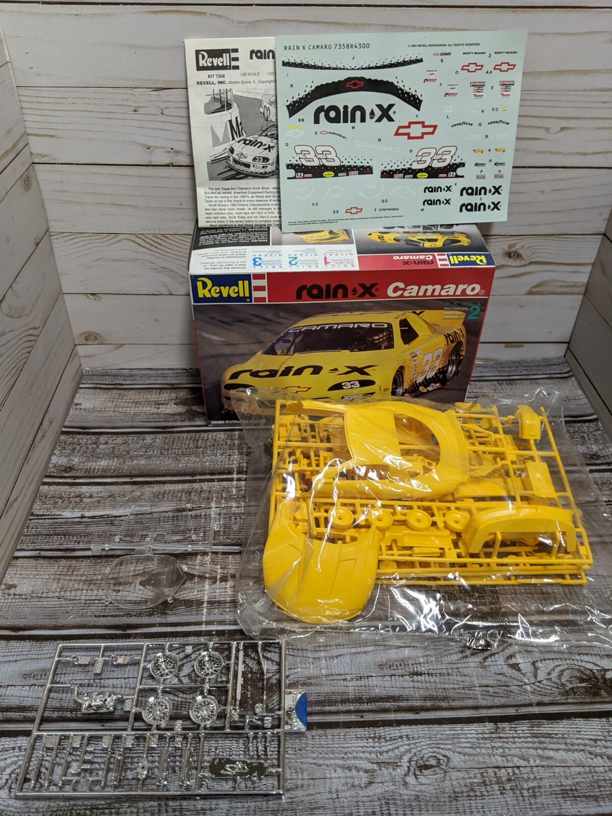 Revell Rainx Camaro Race Car Plastic Model Kit eBay