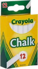 Crayola White Chalk 12 Ea Pack Of 3 