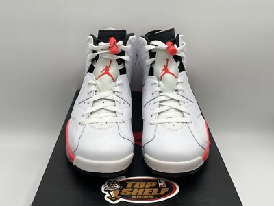 New Air Jordan 6 White Infrared 2014 Size 8.5 Rare Retro New Air Jordan 6 White Infrared 2014 Size 8.5 Rare Retro