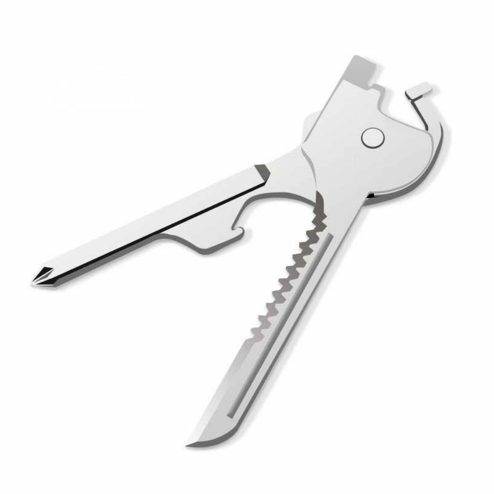 Key Multi-Tool Keychain Key Shaped 6-in-1 Tool | eBay