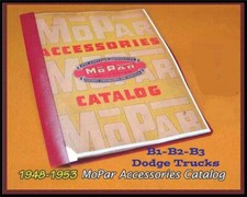Vintage 1948-1953 Dodge Truck Mopar Accessory Catalog 1949-1950-1951 Fargo