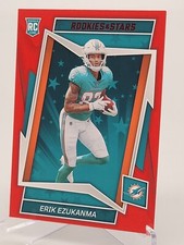 2022 PANINI ROOKIES & STARS ERIK EZUKANMA RED PARALLEL CARD MIAMI DOLPHINS NFL