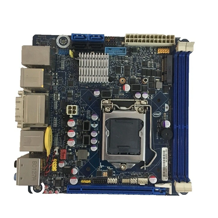 Las placas de la computadora mini-ITX Intel