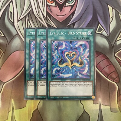 BROL-DE036 x3 Lyrilusc - Vogelschlag Secret Rare Top Zustand Yugioh