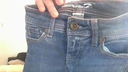 Seven7 Size 7 Girls Jeans Short-Length Capri-Style Good Cond Except Knee Holes - Picture 11 of 16