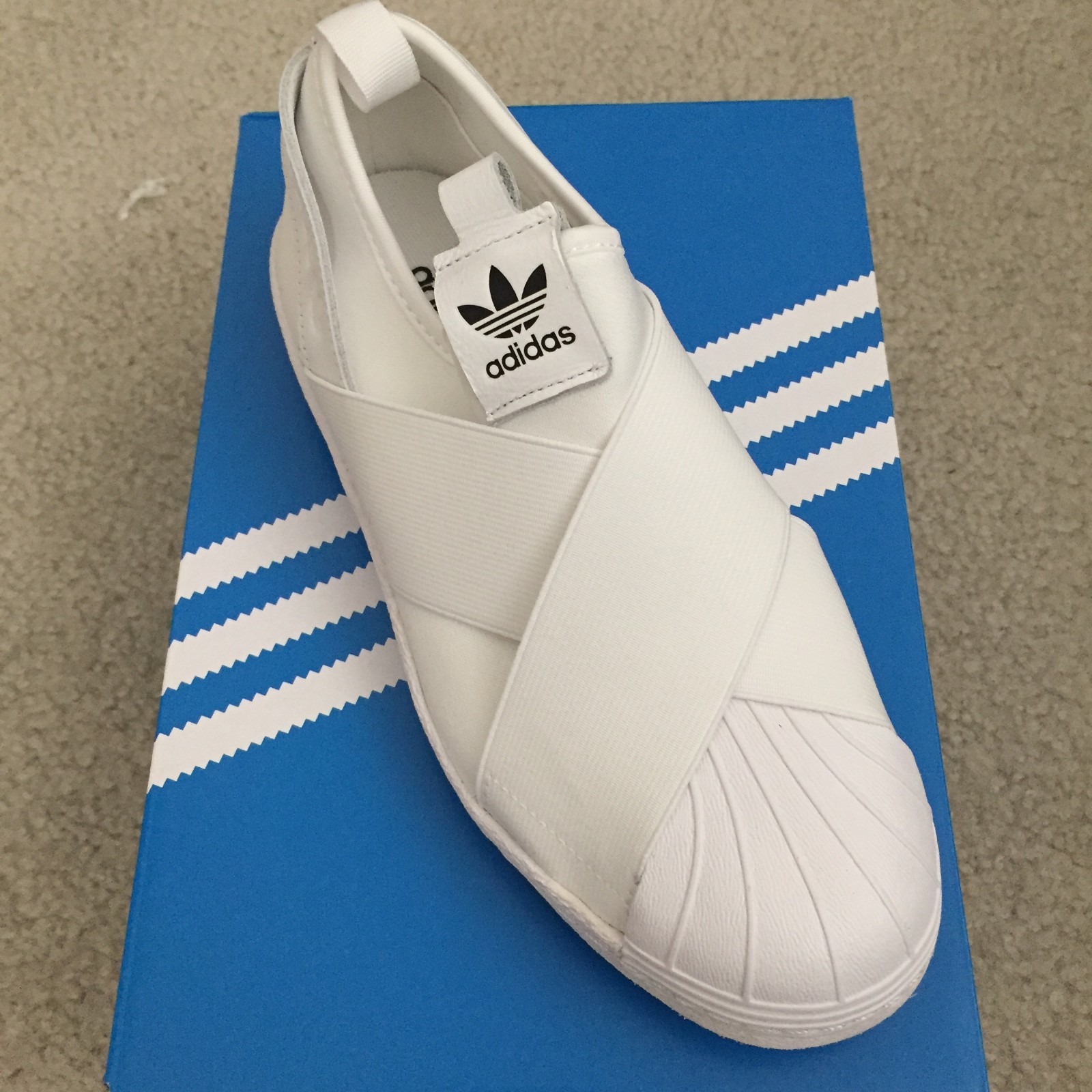 adidas superstar slip on white womens 6 adidas superstar slip on white womens 6