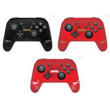 OFFICIAL ARSENAL FC LOGOS VINYL SKIN DECAL FOR NINTENDO SWITCH PRO CONTROLLER