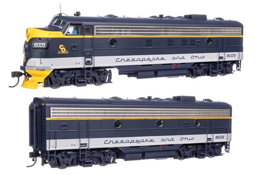 Spur H0 - Walthers Diesellokset EMD FP7 AB Chesapeake mit LokSound - 42547 NEU | Zustand: Neu