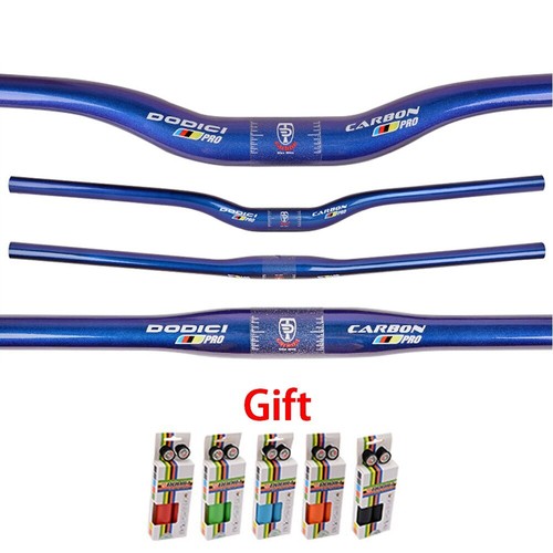Carbon Fiber Mountain Bike Handlebar mtb Bicycle Flat Riser Bar 31.8mm
