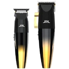 JRL Professional Fresh Fade Lmtd Gold Clipper & Trimmer Barber Combo JRLGOLD2022